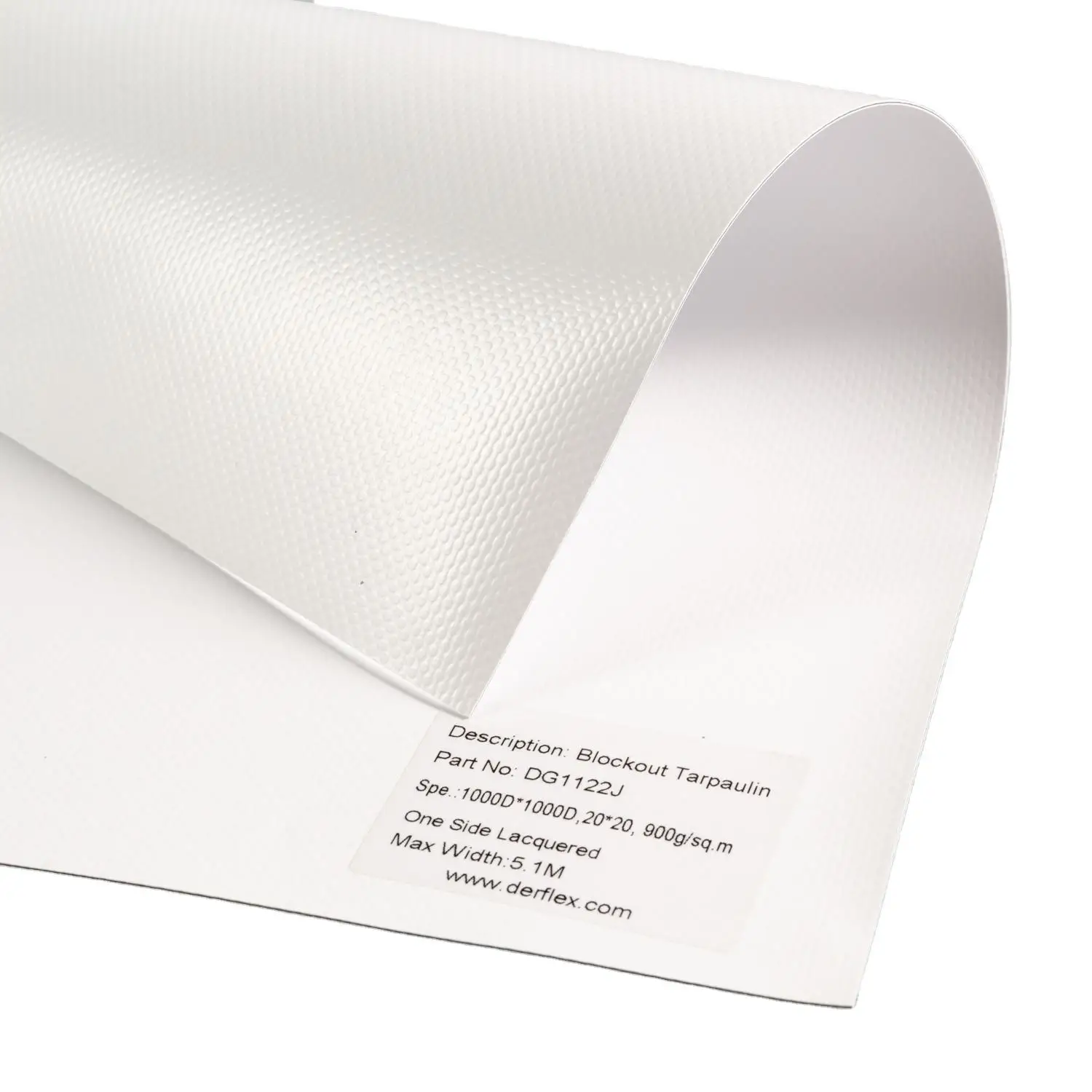 DER DG1123J 22oz 25oz 32oz Waterproof Block Out PVC Coated Tarpaulin for Tent Roof Cover Safari Bow Tent