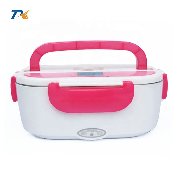 plastic food warm box electric heating thermos lunch box for Household