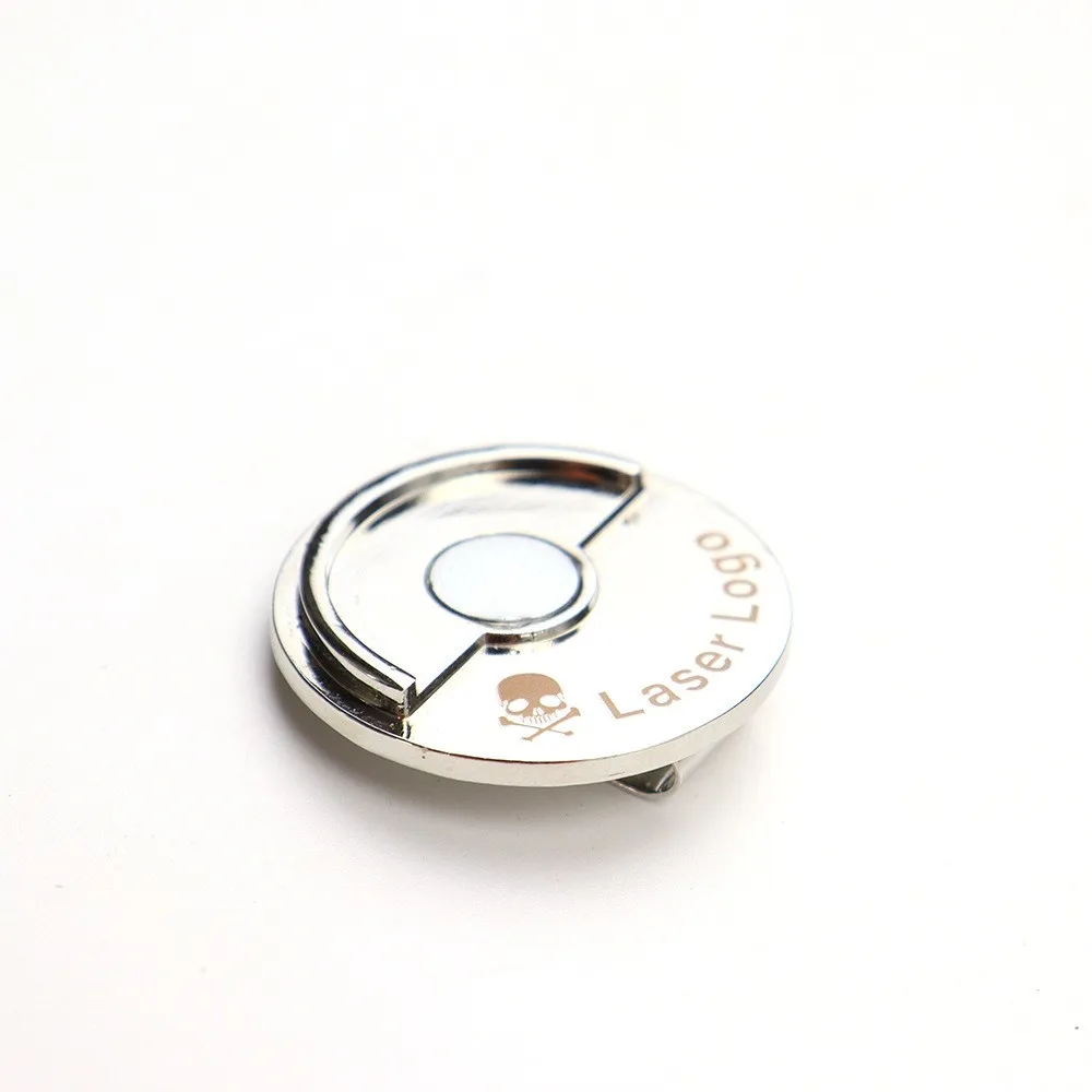Custom High Quality Strong Magnet Unique Golf Ball Markers Classic Metal Magnetic Hat Golf Cap Clip