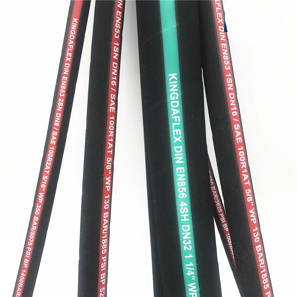 1 Inch Manufactory SAE 100 R1 Smooth Surface High Tensile Steel Braid Hydraulic Oil Hose