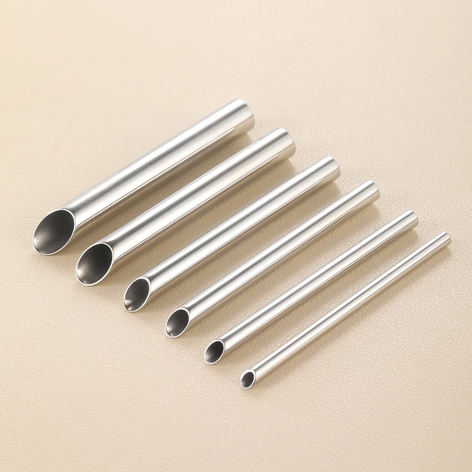 3/4/5/6/8/9mm Surgical Steel Piercing Needle Receiving Tube Piercing Holding Tools Body Jewelry Receiver Holder