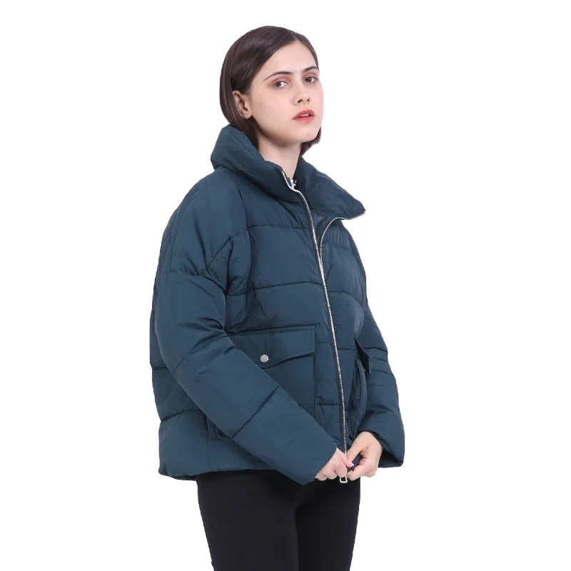 
Low Price Ladies Padded Quilted Jacket In Stock Women Winter Best Seller Clothing 