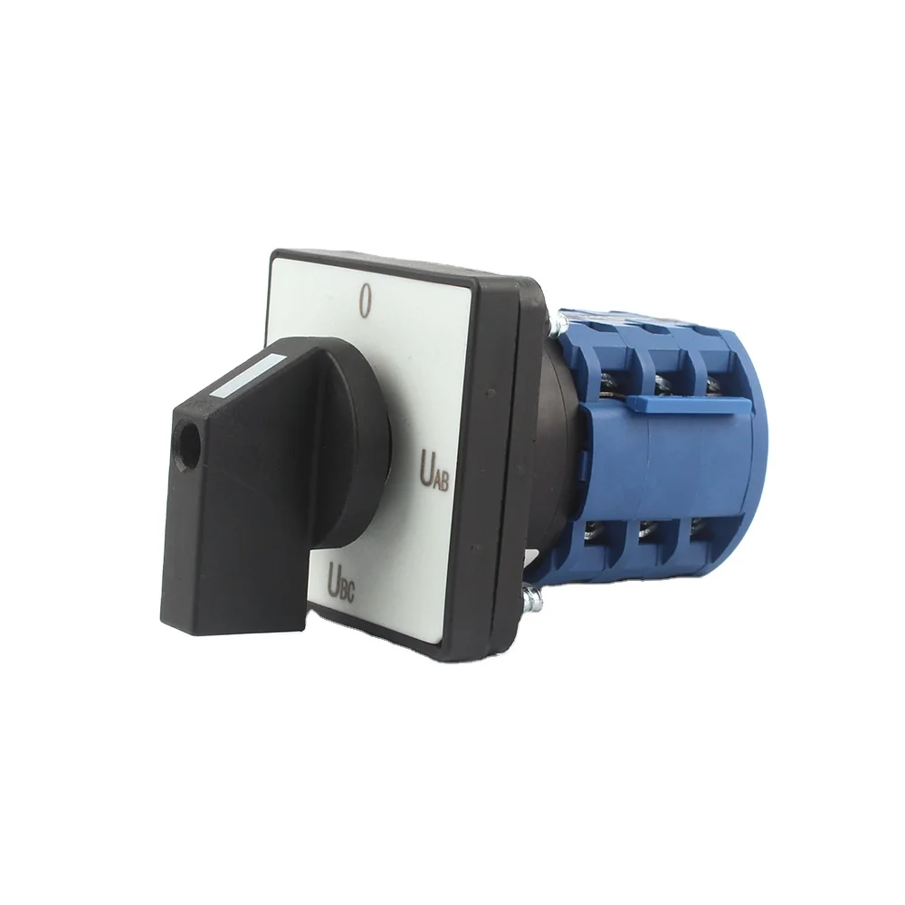 High Quality Rotary Cam Switch Key Lock 20A/25A/32A Changeover 2P/3P/4P Off-On Function Max Voltage 220V