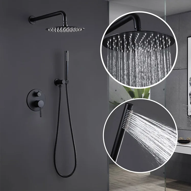 Wall Mounted Rain Waterfall Shower Head