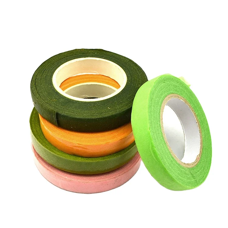 Wholesale High Quality 30yards Adhesive Colorful Floral tape Florist tape
