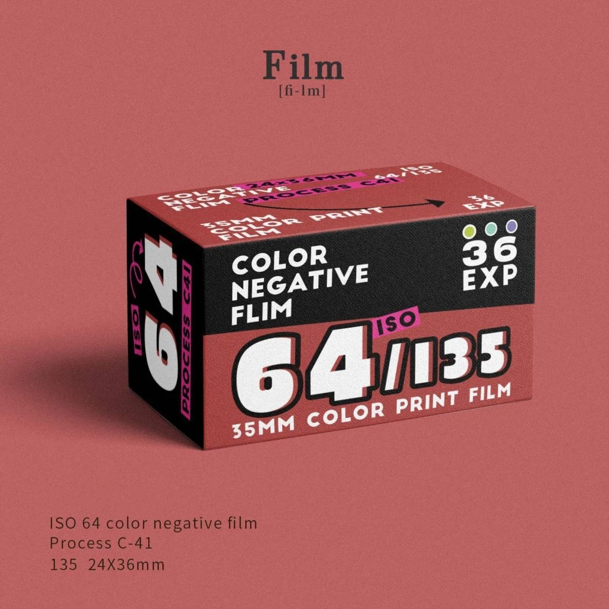 35mm With DX Color Film Rolls Disposable Camera Negative Film 64 200 400 320 ISO 36EXP Process C-41 Film For Camera