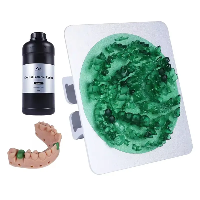 NOVA3D Dental Castable Resin for DLP LCD SLA 3D Printer UV Curing Resin Dental Casting High Wax Resin 500g
