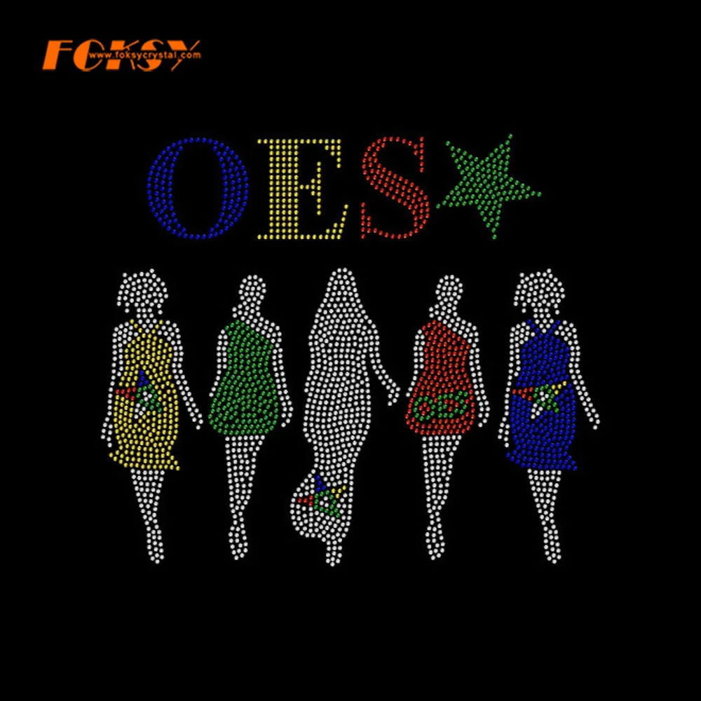 OES Diva Iron On Rhinestone Transfer