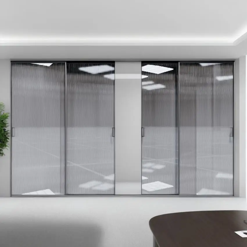 Aluminium interior china modern black patio slide internal villa pocket outdoor Double Large Glass Aluminum Sliding Doors