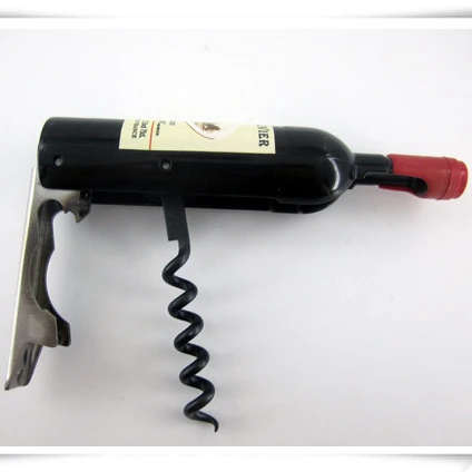 Red Wine Shape bottle opener Corkscrew