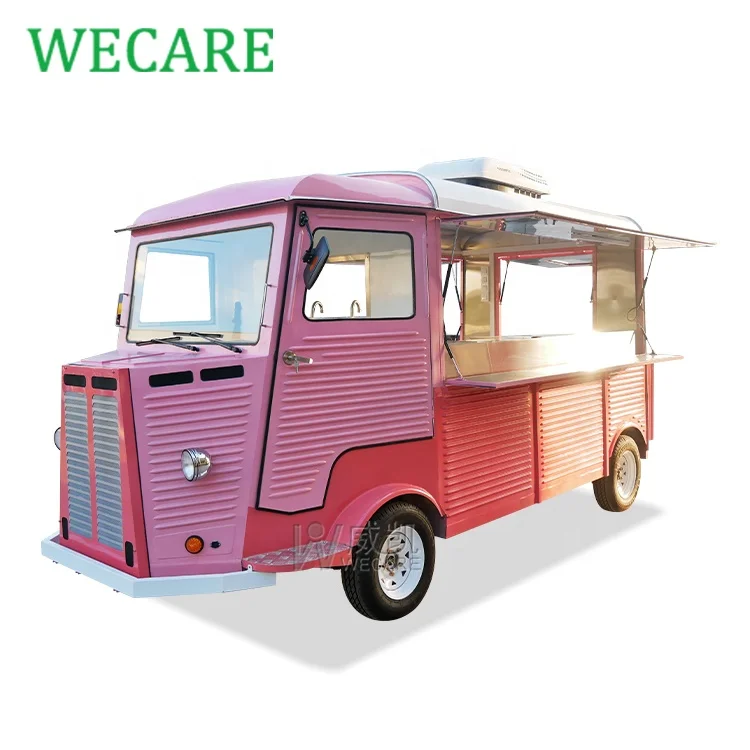 WECARE VIN/DOT Valid Concession Catering Van Mobile Food Trailer Electric Food Truck with Full Kitchen
