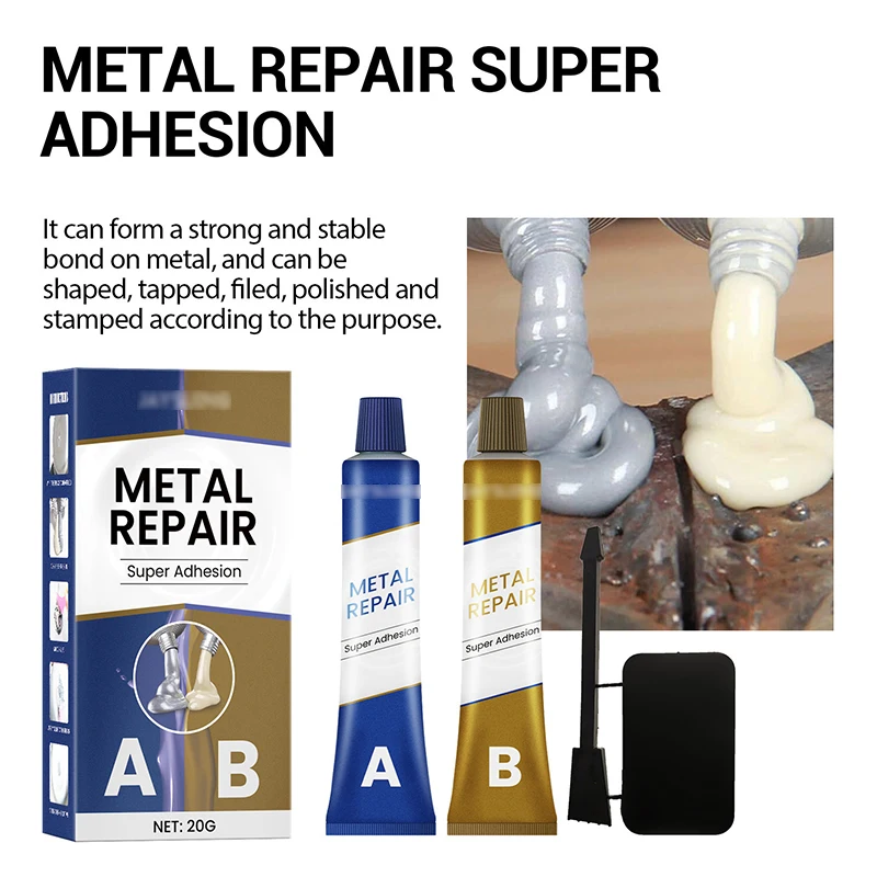 OEM Cheap Custom Metal Epoxy Resin Cast Meatal Iron Sealant Strong AB Casting Repair epoxy resin glue for Metal Glue Adhesive