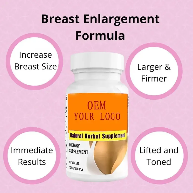 Oem/odm/obm Natural Beautiful Green Organic Breast Tight Capsule Breast Hormone Pills Women Use Breast Enlargement Pills