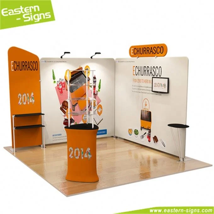 Wholesale China Aluminum Tension Fabric Display Easy to Carry Stand Backdrop