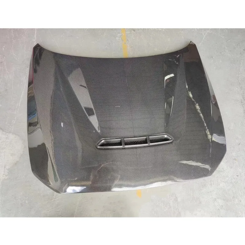 Carbon Fiber Car Engine Hood Bonnet For BMW 1 Series F21 2014-2017 Upgrade CS Style Real Carbon Fiber Car Front Cover Auto Parts