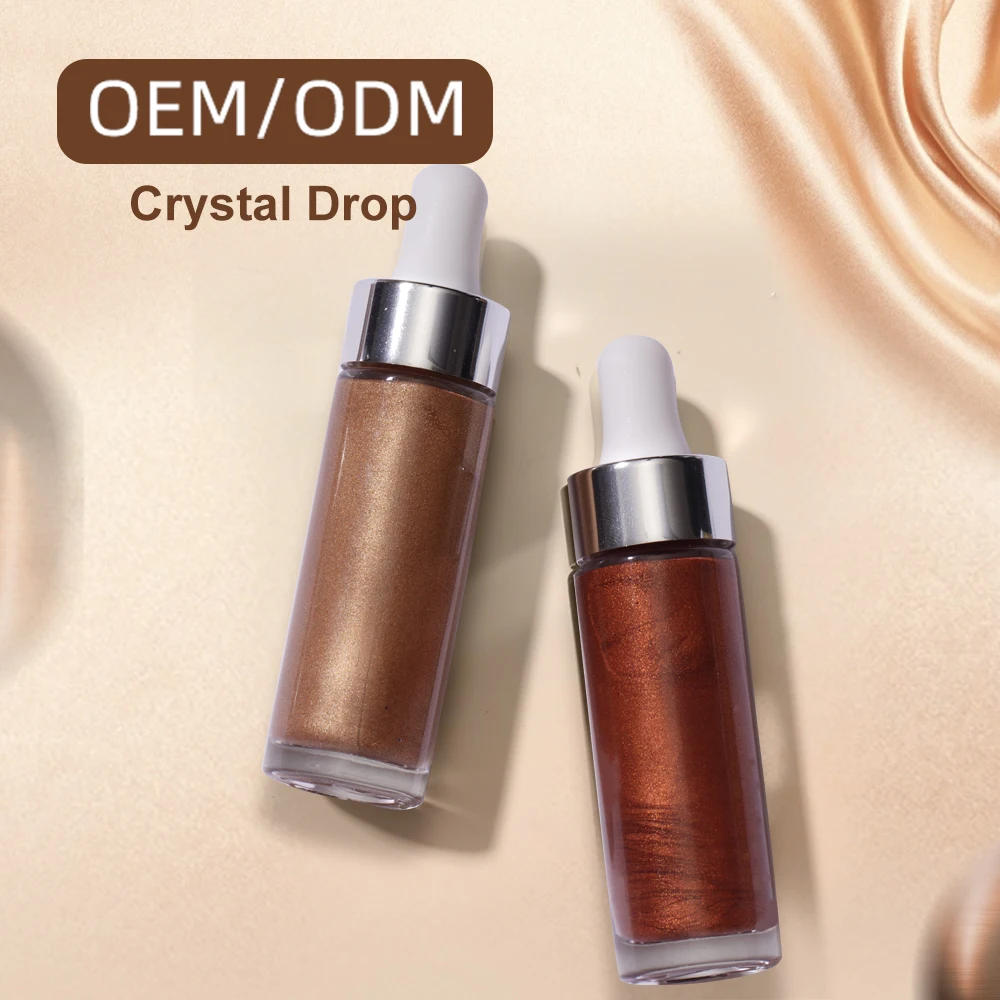 Частная этикетка косметическое средство для лица, оптовая продажа 4 вида цветов Жидкий тональный крем с минералами, свечение мерцание веганских материалов масло для тела ручка-косметическое средство, макияж для лица