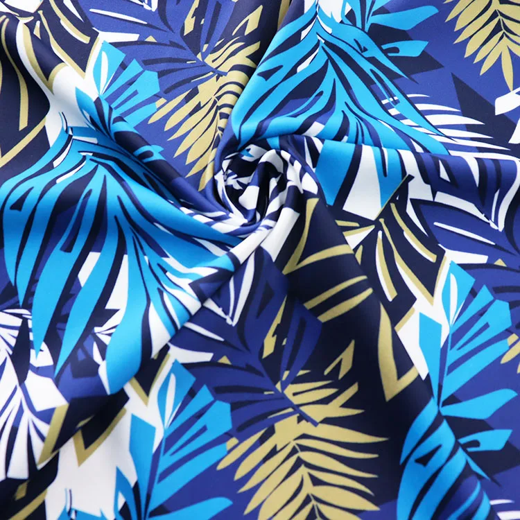 New product upf 50 custom printed swimsuit fabric for hair band