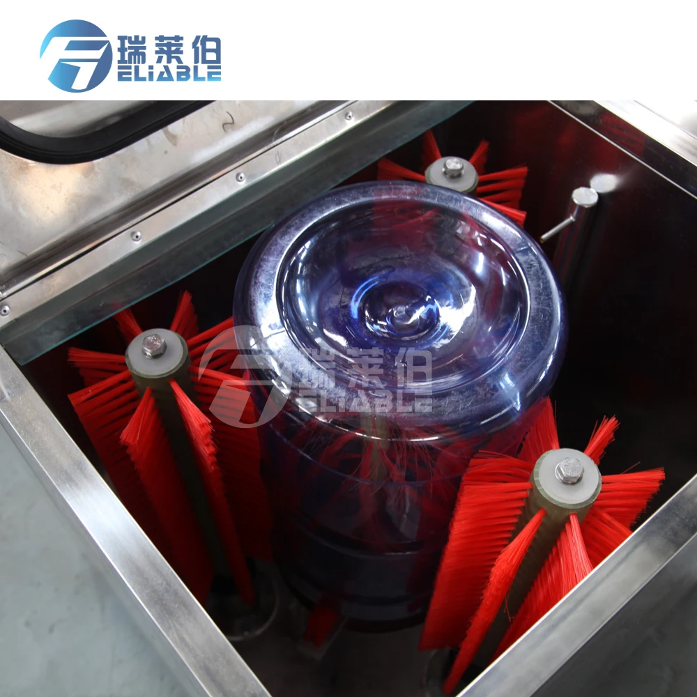 Zhangjiagang reliable supplier 5 Gallon bottle pure drinking mineral water filling / bottling machine complete line price