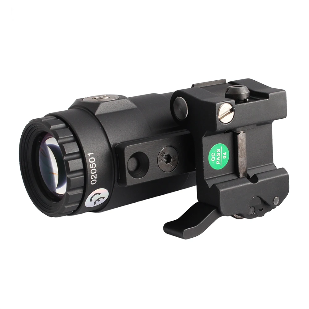  Тактическая Лупа SPINA OPTICS 3X с переключателем на сторону STS быстрая съемка крепление
