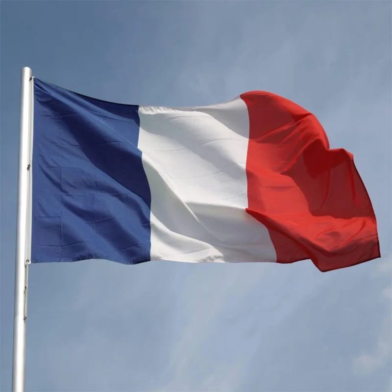Wholesale Fast Delivery High Quality All Countries Flags France Election Items Banners Blue White Red French Flag
