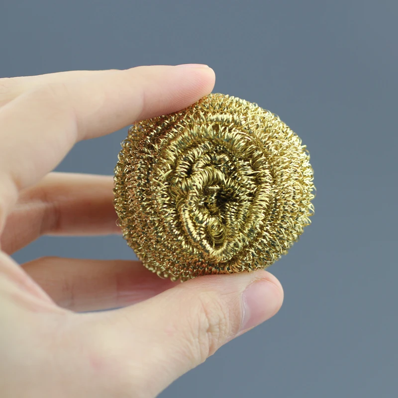 Copper Cleaning Scrubber  Copper Wire Scrubber Cleaning Ball  Brass Cleaning Ball