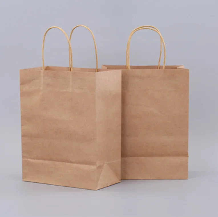 
Hot selling different colors customised paper gift bag with string 