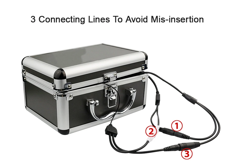 LUCKY Boat Long Range Fish Finder Power Battery Fish Finder For Boat Ice Fishing Detector