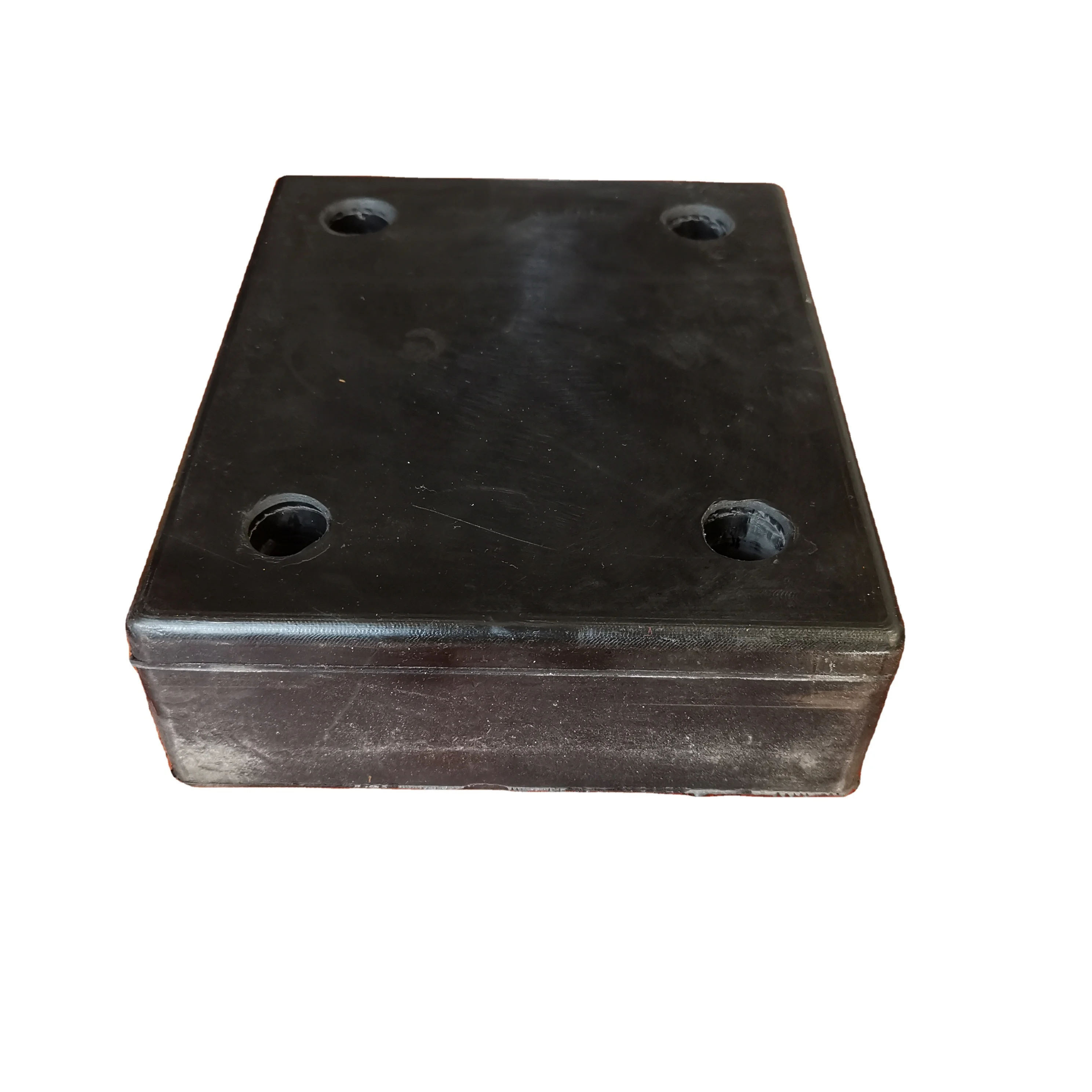 Customized size neoprene rubber block and natural elastomeric bearing pad for bridges