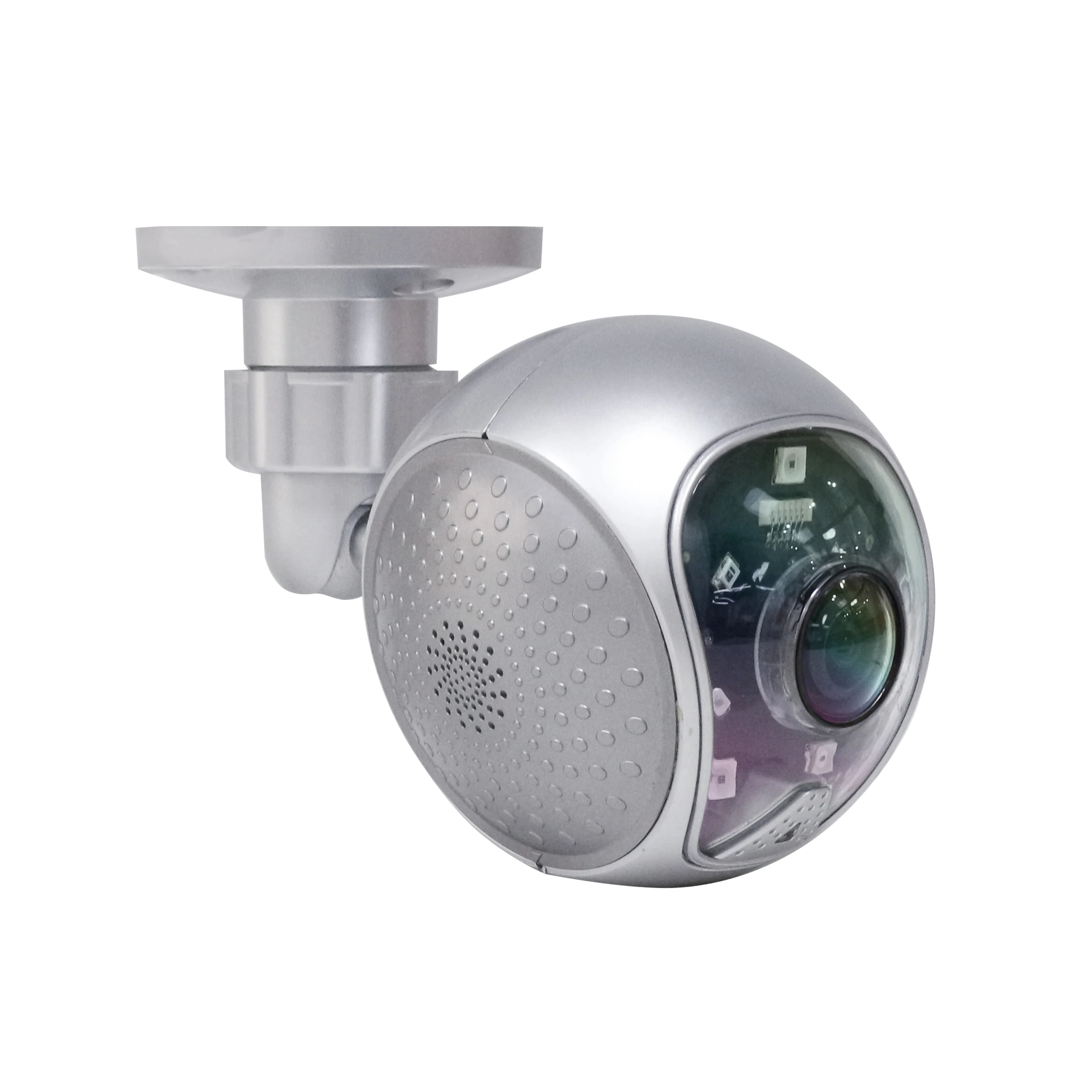 1080P HD outdoor smart home network night vision red and blue flash alarm wireless wifi ip cctv camera