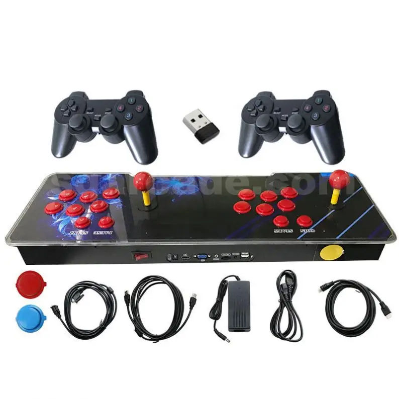 High Quality Pandora Arcade Box 4710 In 1 Game 26 Pieces 3D Game Video Joystick Button Retro Game Console Arcade