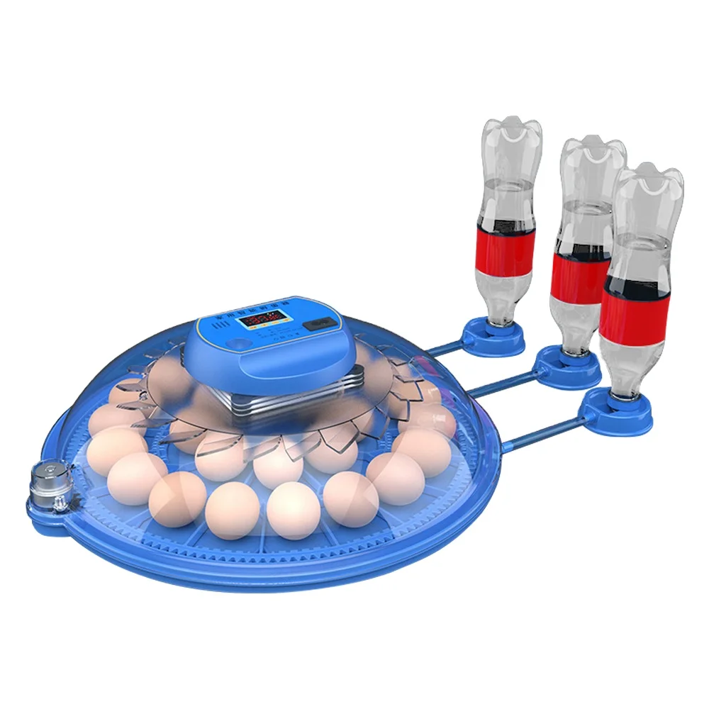 12pcs Automatic Plastic Egg Incubator for Chicken Goose Duck Quail 220V Home Farm Use with Fan Core Component