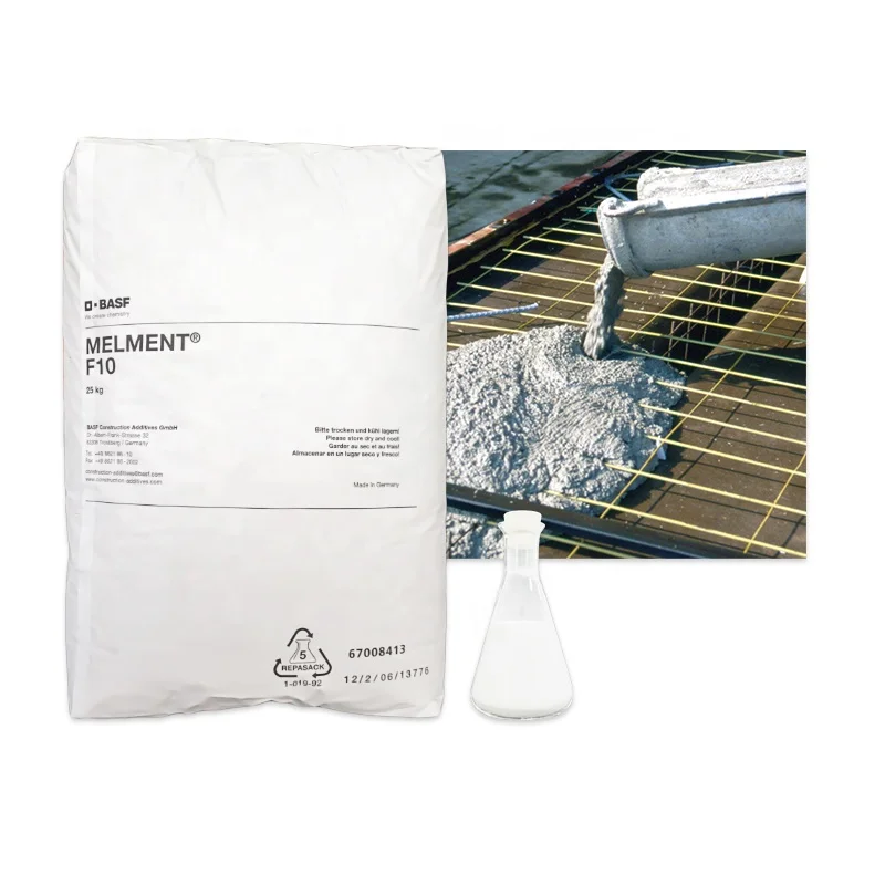 MELMENT F10 Construction Cement Admixtures melamine Water Reducer  Powder Superplasticizer