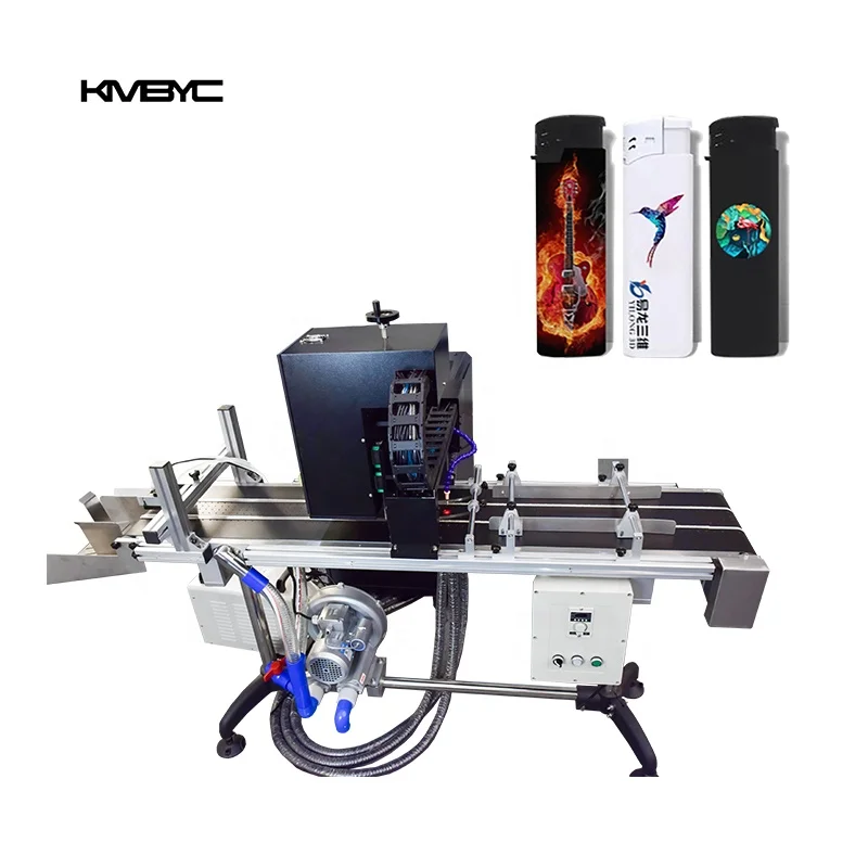Company Logo Direct on Plastic Lighter One Pass Printer Factory Assembly Line Color Printer Machine