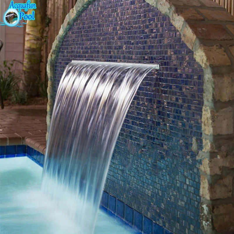 Unique Chasing waterfall wall fountain water feature outdoor
