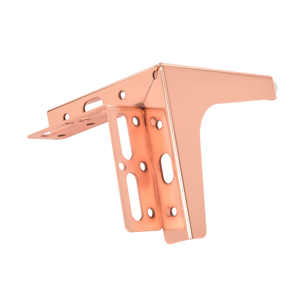 130mm Height Metal Table Legs Furniture Rose Gold Black Modern Metal Sofa Legs Feet For Furniture