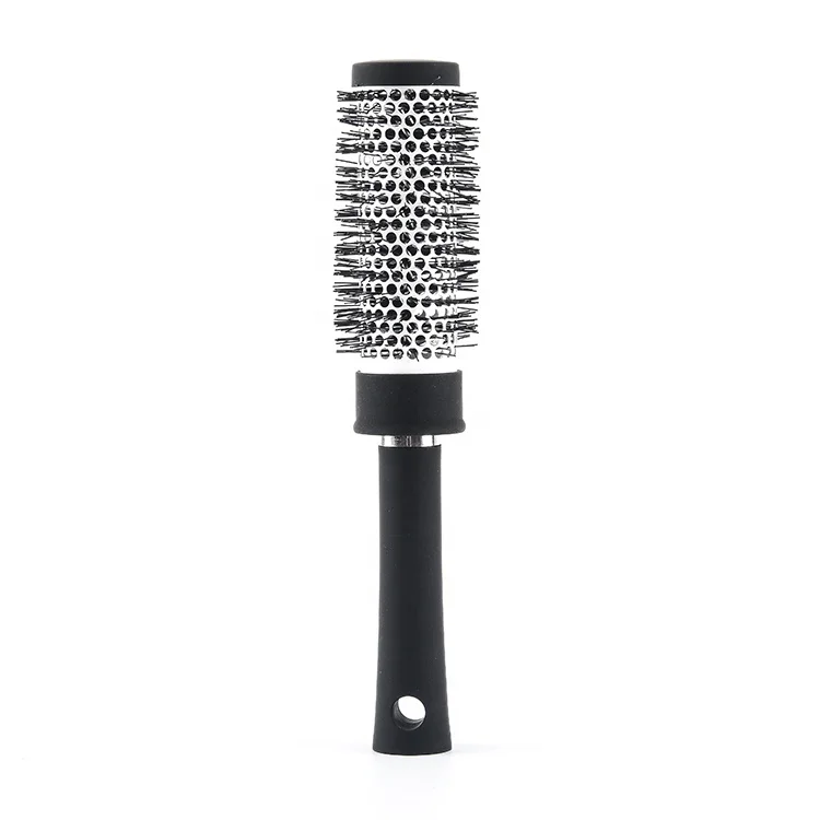 Professional salon aluminium barrel hair brush with CERAMIC