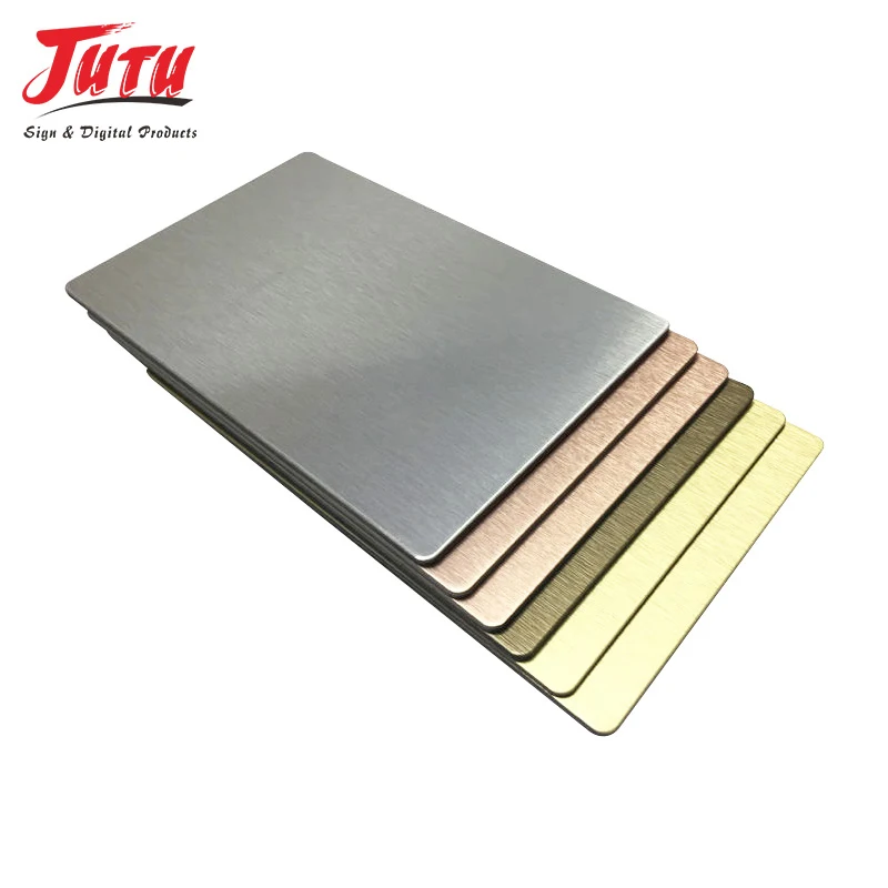 Jutu factory 3mm PVDF  PE coated alucobond panel aluminium cladding composite panel