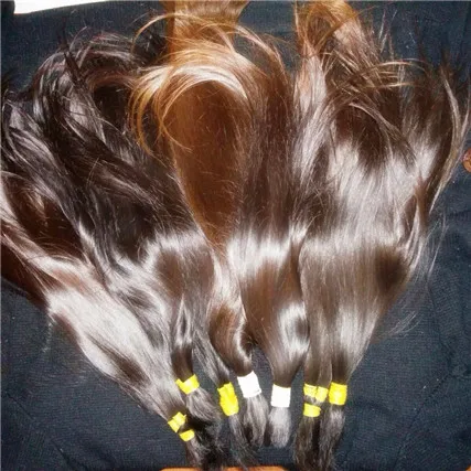 factory wholesale remy double drawn russian brown hair