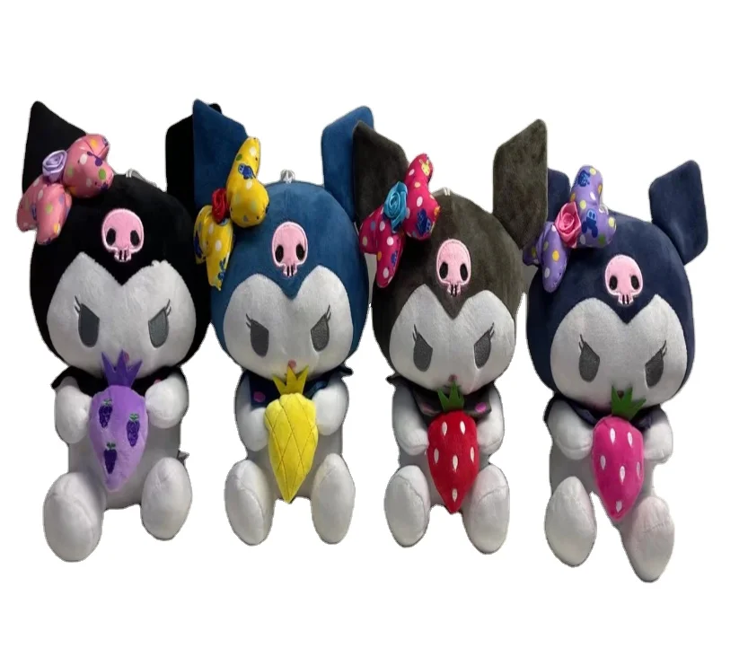 Оптовая продажа 20 см милый мультфильм любовь клубника Sanrio kuromi KT кошка плюшевые игрушки