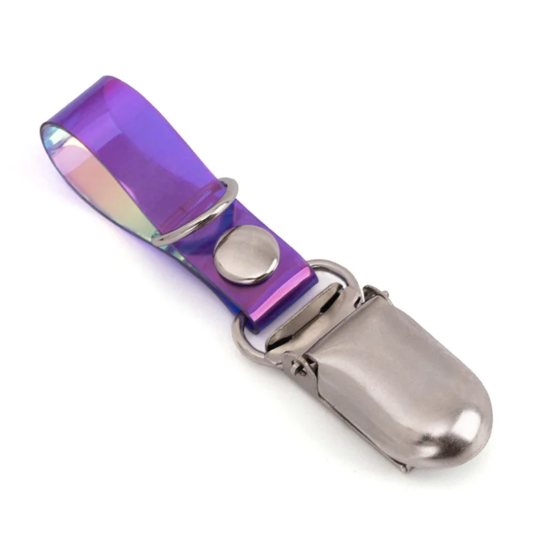 Creative transparent models duckbill keychain luggage accessories clip hang tag