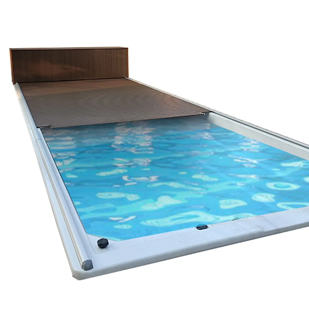Express delivery automatic deck pool cover retractable pool cover pump