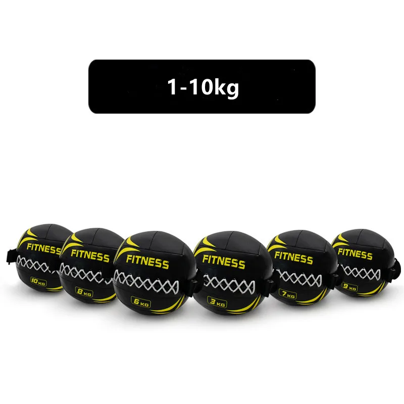 Durable 10 Weight Options Wall Medicine Ball for Exercise, Cardio, Core Strength