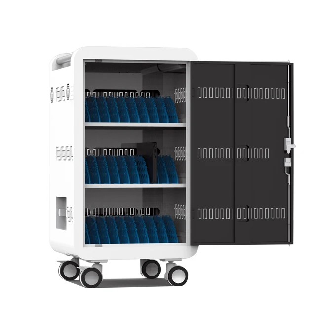 30-bit  Classroom supplies laptop chromebook Ipad tablet storage Charging cart Charging cabinet for education