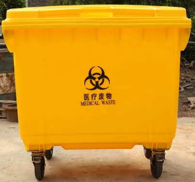 1100L Plastic Trashbin Hot Sale Recycling Outdoor Waste Garbage Bin Cans