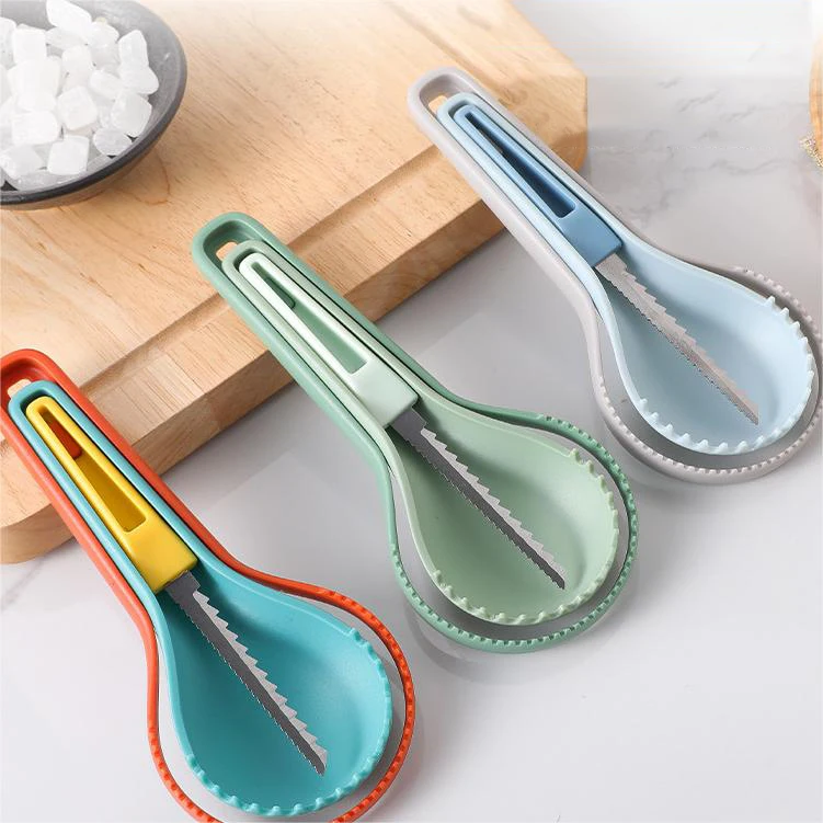 Halloween pumpkin carving tool three in one melon and fruit&vegetable separator fruit carving tools