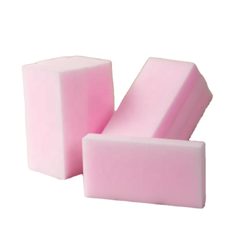 Kitchen Cleaning Drum Customized Pink High Density Melamine Sponge Nano Sponge
