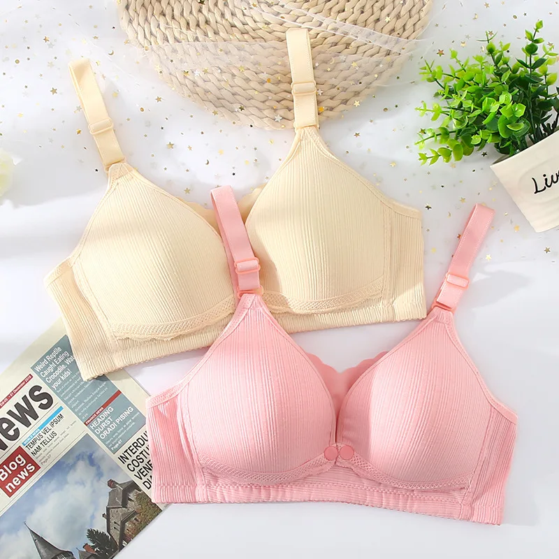 Women Seamless Feeding Bra Breast Feeding Nursing Support Bra Clasps Wirefree Maternity For Pregnancy Breastfeeding Sleep