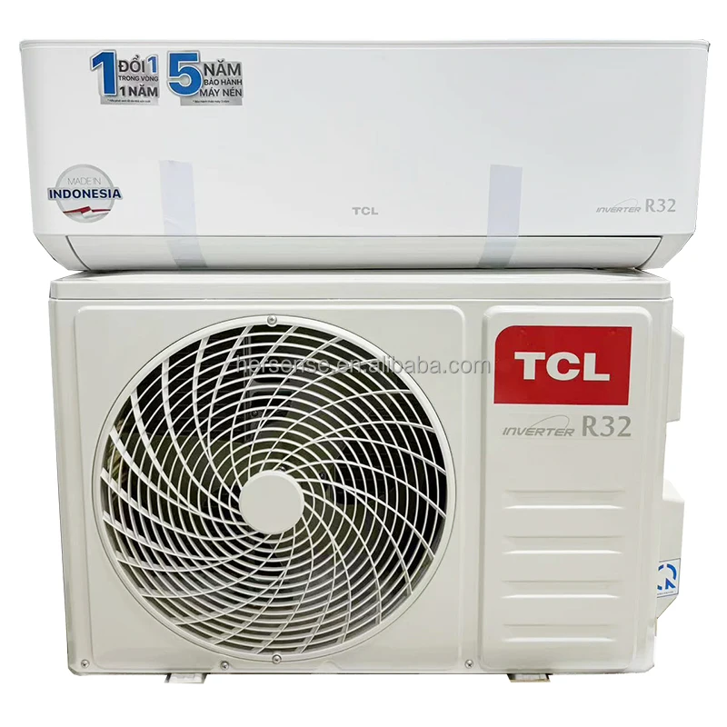 TCL split inverter air conditioner Inverter 9000btu cool 220v-50/60hz fast cooling high efficiency saves 70% power Smart AC