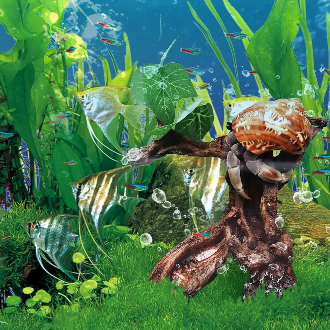 Hermit Crab Climbing Toy Aquarium Decorations Ornament Aquarium Betta Fish Hideout Caves for Reptile Lizard Newt Hermit Crab