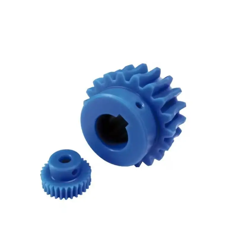 Custom CNC processing injection molding pa66 plastic motor spur bevel gear transmission accessories bevel gear